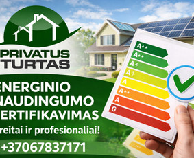 Energetinio naudingumo sertifikatai - Energetinis sertifikatas internetu per 1 Dieną ! - 1