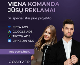 Reklamos paslaugos - Meta, Google, Tiktok ir Linkedin reklama nuo 300 &euro;/mėn. - 1