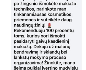 Vizažistės - Makiažas Sau mokymai - 1