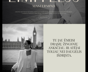 Svetainės dizainas. LIMITLESS MASTERMIND