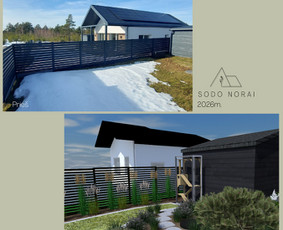 Apželdinimo projektai, augalų planai- privačiam sklypui / SODO NORAI / Darbų pavyzdys ID 4507057