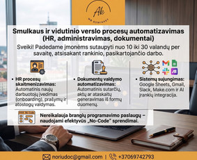 Personalo sprendimai - Automatizacijos - 1