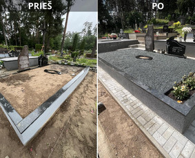 Kapo tvorelės - Kapaviečių įrengimo darbai - 3