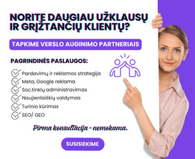 Google Ads reklama - Strategija + kūryba + reklama = augantys pardavimai - 1