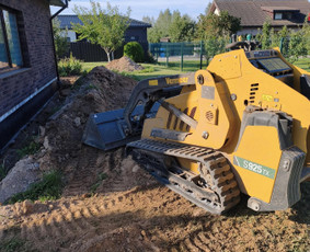 Statybos, apdaila - Mini Bobcat nuoma su operatoriumi sklypų lyginimas - 1