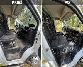 Mobilus automobilio salono sausas/cheminis valymas / Švarios.lt / Darbų pavyzdys ID 4507243