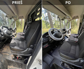 Mobilus automobilio salono sausas/cheminis valymas / Švarios.lt / Darbų pavyzdys ID 4507247