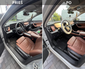 Mobilus automobilio salono sausas/cheminis valymas / Švarios.lt / Darbų pavyzdys ID 4507293