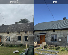 Stogų dengimas bitumine danga - Stogo remontas, skardininkai stogdengiai Klaipėda. - 3