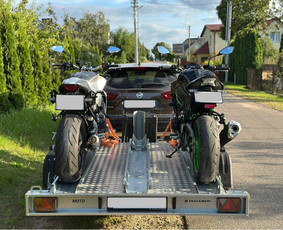 Priekabų nuoma - Motociklų priekabos nuoma Temared Moto3 Premium lingine - 2