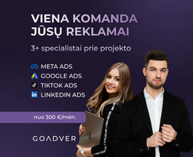 Reklamos paslaugos - Meta, Google, Tiktok ir Linkedin reklama nuo 300 &euro;/mėn. - 1