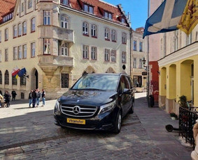 Prabangių automobilių nuoma, transportas vestuvėms - Mercedes V-class nuoma su asmeniniu vairuotoju - 2