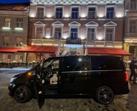 Prabangių automobilių nuoma, transportas vestuvėms - Mercedes V-class nuoma su asmeniniu vairuotoju - 2