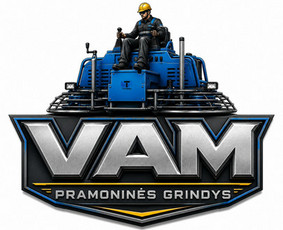 Statybos, apdaila - Pramoniniu grindu betonavimas. - 1