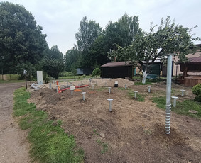 Pamatų liejimas, įrengimas - Profesionalus sraigtinių polių sriegimas - 1