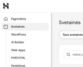 Svetainių talpinimas (Hosting) - Svetainių kūrimas, Seo ir verslo procesų skaitmenizavimas - 1