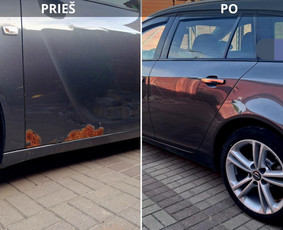 Korozijos pažeisto kėbulo tvarkymas - Kėbulo remontas,dažymas. - 1