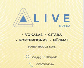 Muzikos mokytojai - Alive Creative Community Klaipėda - 1