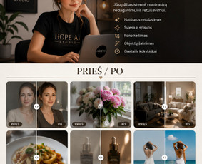 Fotopaslaugos - Ai nuotraukų redagavimas ir retu&scaron;avimas - 1