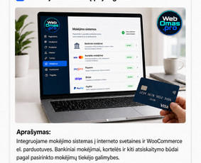 Mokėjimo sistemų pajungimas - Webomas &ndash; profesionalus interneto svetainių kūrimas - 1