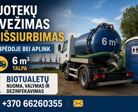 Nuotekų i&scaron;vežimas - Nuotekų surinkimas ir i&scaron;vežimas. - 1