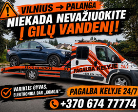 Techninė pagalba kelyje - UAB &bdquo;Miservis" &ndash; Tralas ir pagalba kelyje 24/7 Palangoje. - 4