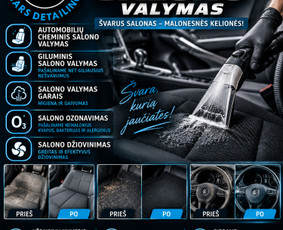Automobilių plovyklos - Automobiliu plovykla variklių plovimas i&scaron; vir&scaron;aus ir apačios - 1