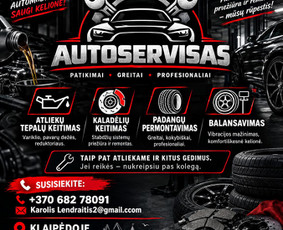 Autoservisai, automobilių remontas - Autoservisas - 1