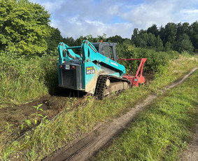 Statybinės technikos nuoma - Bobcat nuoma, žemės darbai. - 1