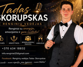 Renginių vedėjas Tadas Skorupskas / Tadas Skorupskas / Darbų pavyzdys ID 4520983