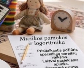 Muzikos mokytojai - Muzikos pamokos ir logoritmika vaikams (Asd, Vra) - 1