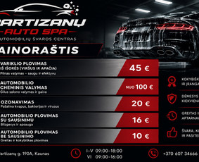 Automobilio va&scaron;kavimas - Variklių plovimas I Automobilių plovimas I Cheminis valymas - 1