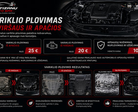 Automobilių plovyklos - Variklių plovimas I Automobilių plovimas I Cheminis valymas - 4