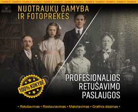 Nuotraukų retu&scaron;avimas - Nuotraukų retu&scaron;avimas ir senų nuotraukų restauravimas - 1