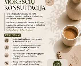 Konsultacijos mokesčių klausimais - Mokesčių ir pajamų deklaravimo ekspertė - 4
