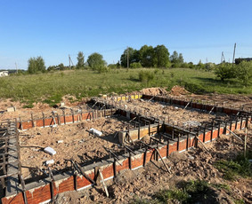 Statybos darbai - Pamatų įrengimas - 2