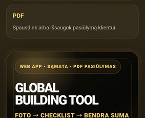 Sąmatininkai: sąmatų skaičiavimas - Statybų sąmatos ir pasiūlymai &ndash; Global Builder Tool - 4