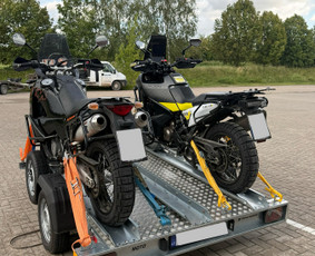 Transportas - Motociklų priekabos nuoma Temared Moto3 Premium lingine - 2