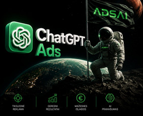 ChatGPT reklamos - Chatgpt, Google, Meta reklama - 1