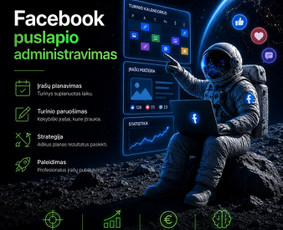 Facebook puslapio administravimas - Chatgpt, Google, Meta reklama - 1