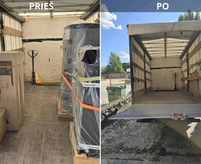 Krovinių pervežimas - Transporto paslaugos furgonu su liftu kraustymas Mažeikiai - 3