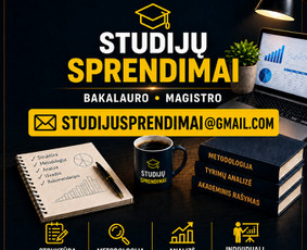 Ra&scaron;to darbų konsultantai - Studijų sprendimai bakalauro ir magistro darbams - 1
