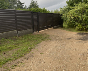 Tvoros, vartai, montavimas - Vartu,varteliu gamyba,montavimas,banketės stulpu betonavimas - 1