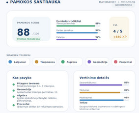 Ruo&scaron;imas matematikos egzaminams - Individualios Matematikos pamokos 5&ndash;12 klasei - 2