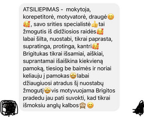 Anglų kalbos pamokos Korepetitorė Vertimai / Brigita Uks / Darbų pavyzdys ID 4529990