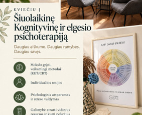 Kognityvinė elgesio terapija - &Scaron;iuolaikinė Kognityvinė elgesio terapija Kaune ir online - 1