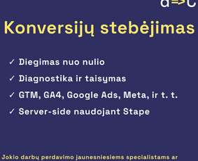 Reklamos paslaugos - Dcompetence. Google Ads reklama ir rinkodaros technologijos - 2