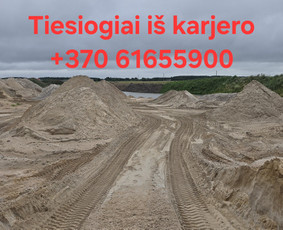 Žemės kasimas, lyginimas - Žvyras, Smėlis, Skalda, Žvirgždas, Juodžemis - 1