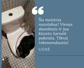 Santechnikas, elektrikas Vilniuje į namus / Meistras Algis / Darbų pavyzdys ID 978065