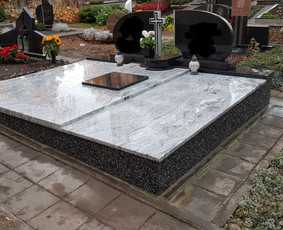 Granito plok&scaron;tės kapams, dengimas - Paminklai, paminklų gamyba, kapų tvarkymas, plok&scaron;tės kapams - 4